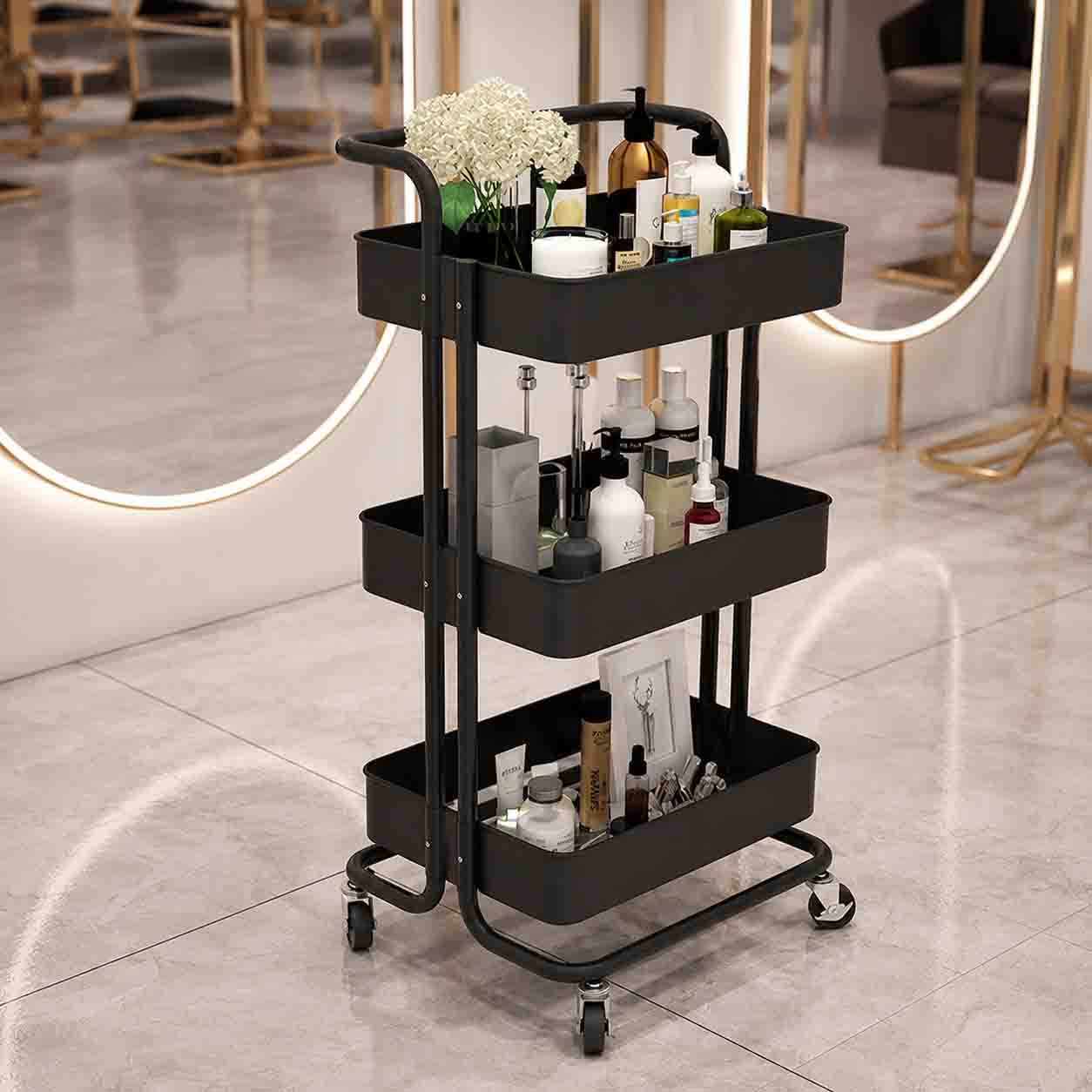 3 Layer Multipurpose Trolley Rack